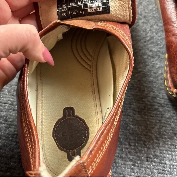 DR. MARTENS Men’s Kansas Red Brown Leather Slip On Loafers size: 12 - Picture 6 of 13